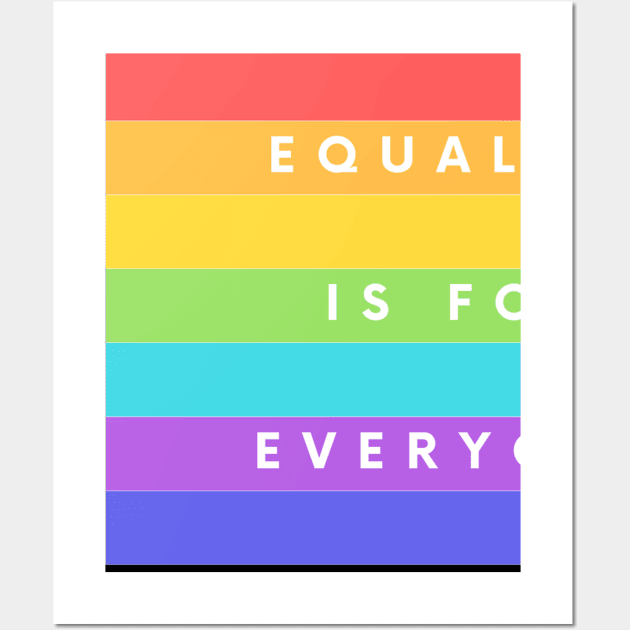 equality Wall Art by Malleka